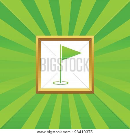 Flagstick picture icon