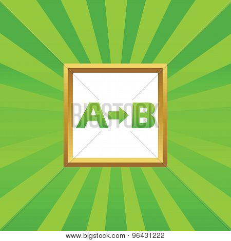 A to B picture icon