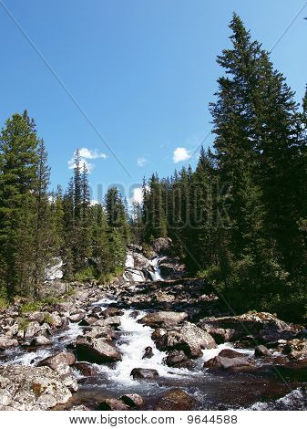 Bergfluss Multa, Berg Altai