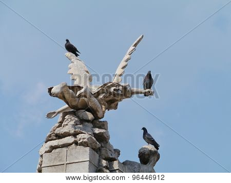 Four Continents fountain in Trieste