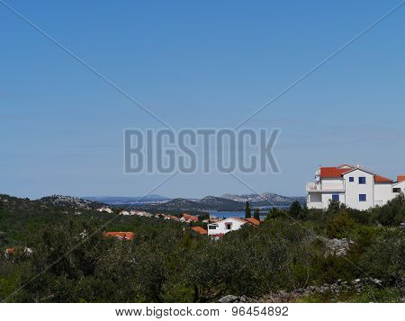 Murter and other islands in the Mediterranean