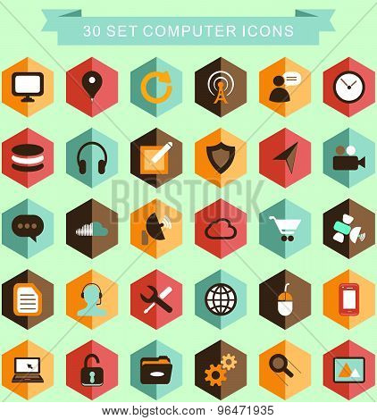 set computer icons