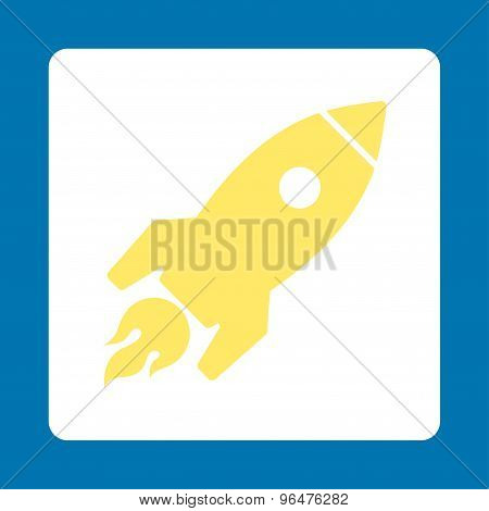 Rocket Launch Icon from Commerce Buttons OverColor Set