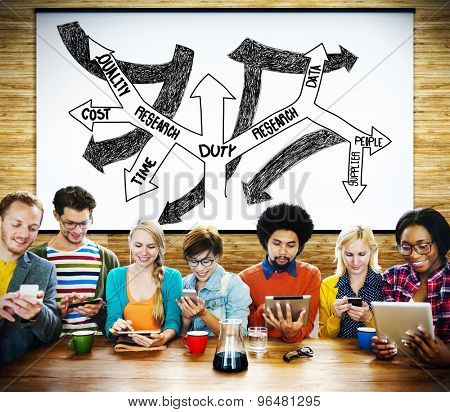 Duty Responsibility Role Accountable Reliability Concept