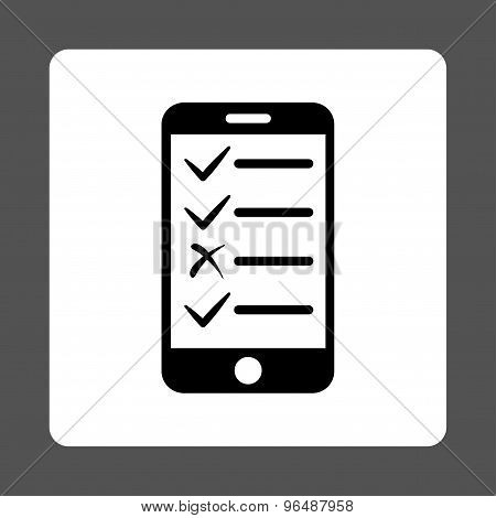 Mobile Tasks Icon from Commerce Buttons OverColor Set