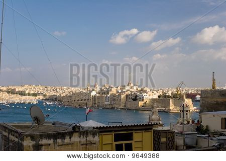 Grand Harbor in Valletta, Malta