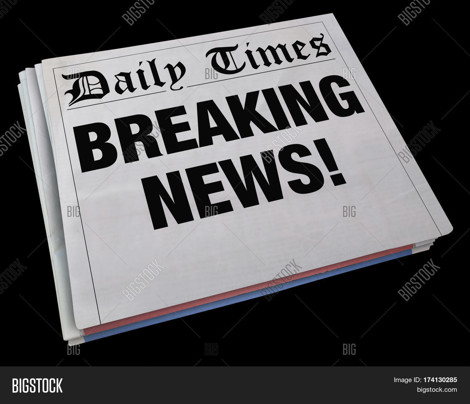 Breaking News Spinning Image & Photo (Free Trial) Bigstock