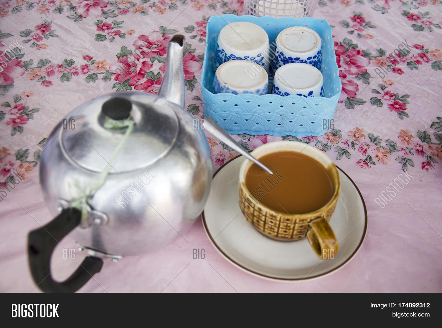 Milk Tea Tea Pot Image & Photo (Free Trial) Bigstock
