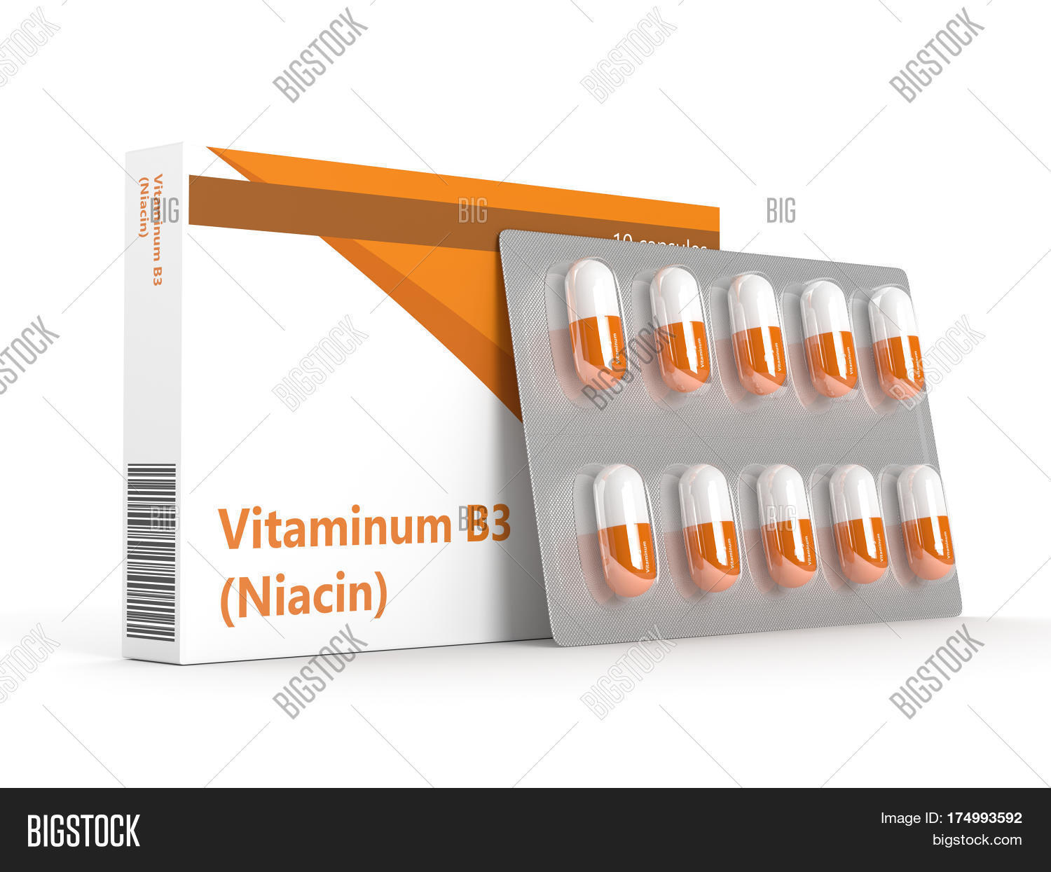 3d Render Vitamin B3 Image & Photo (Free Trial) Bigstock