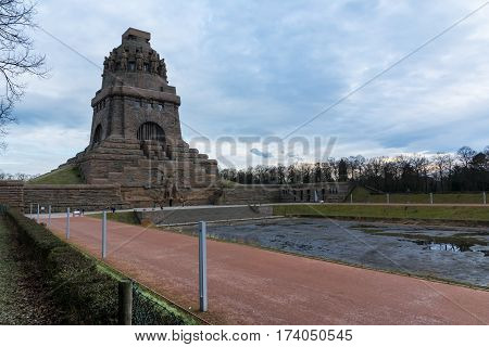 Leipzig Voelkerschlachtdenkmal Monument Battle Military Tower Destination Sights City Germany Europe