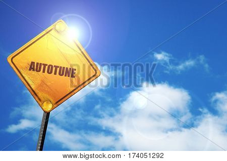 autotune, 3D rendering, traffic sign