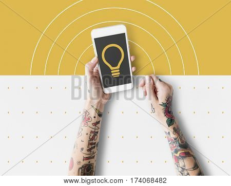 Lightbulb Idea Creativity Graphic Symbol Icon