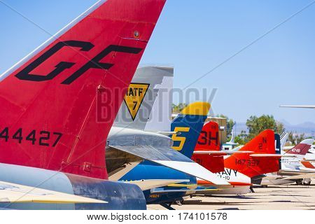 Aircraft In  Pima Air And Space Museum
