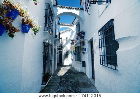 Street Andalusia in Poble Espanyol, Barcelona