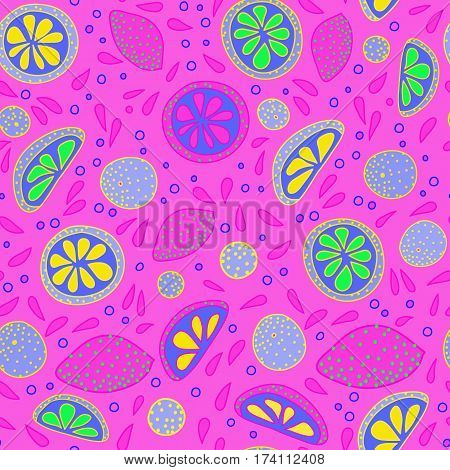 Pattern With Sliced Citrus