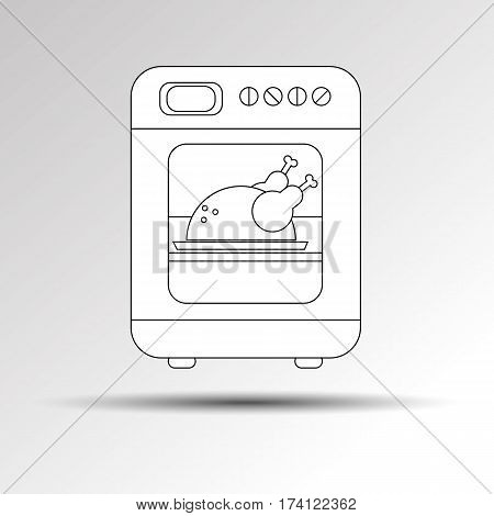 stove equipment cooking appliance cook home food kitchen oven illustration