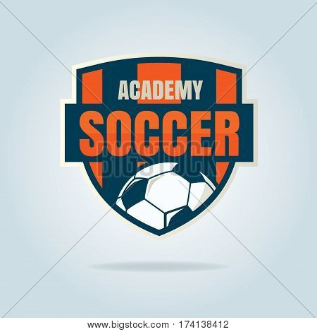 football badge logo template collection design soccer team vector illustration