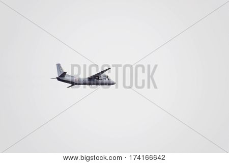 Air Show In The Sky Above The Krasnodar Airport Flight School. Airshow In Honor Of Defender Of The F