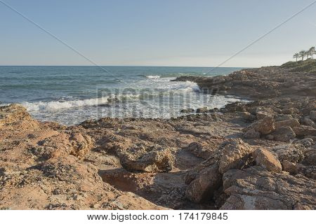 The sierra de irta in alcocebre Castellon