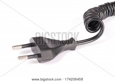 Cable the electric shaver isolated on white background with soft shadow