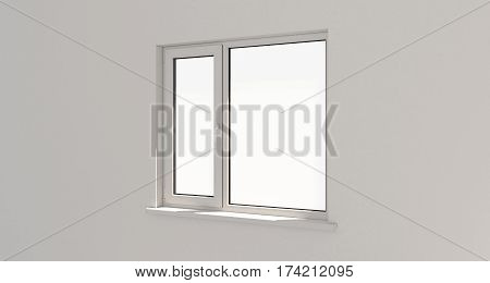 Window. Wall. Aluminum Window. White Window. Pvc Window.
