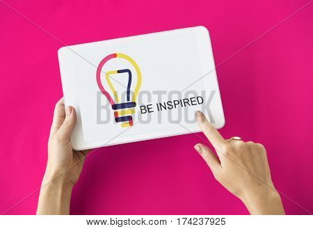 Bulb Sign Idea Symbol Word 