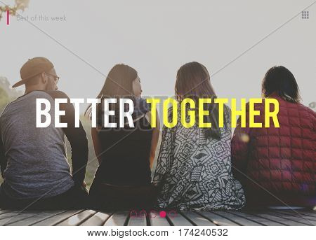 Friendship Better Together Wanderlust Concept