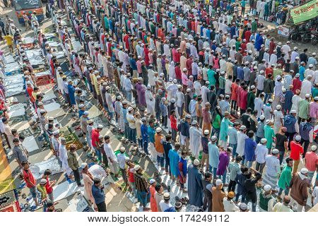 Biswa Ijtema At Tongi, Dhaka, Bangladesh.