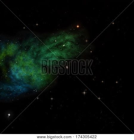 Star field in space a nebulae and a gas congestion. Elements of this image furnished by NASA .
