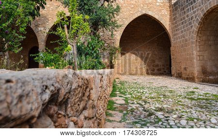 Archway of Ayia Napa Monastery Cyprus. Archway of Ayia Napa Monastery Cyprus.