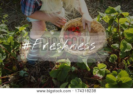 100% Nature Organic Freshly Picked Healthy Eating