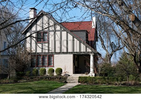 Cottage with Slanted Roof