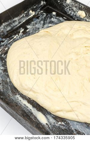 Mixed Dough Ready For Baking