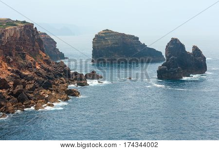 Summer Atlantic Coast (algarve, Portugal).