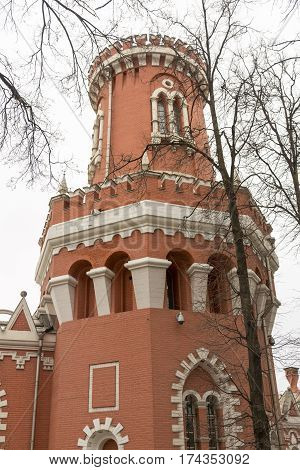 Facade Of The Petroff Palace, Moscow, Russia