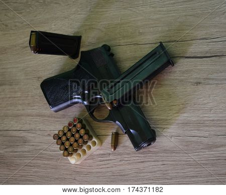 gun and accessories, safety, strength and power