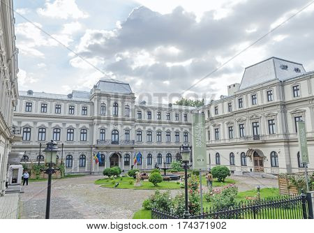 Bucharest, Romania - May 25, 2014: The National Museum Of Art Collections, The Romanit Palace