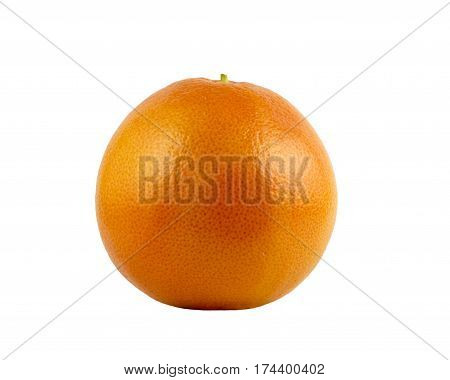 Orange grapefruit isolated object on white background