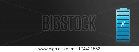 Electro Car Battery Pack Charged Loading Process Charge State Electric Cars Background Copy-Space for Text Template