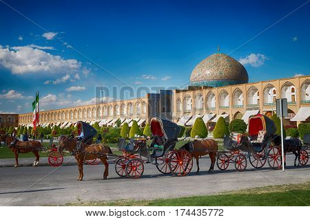 In Iran Old Square Mosque