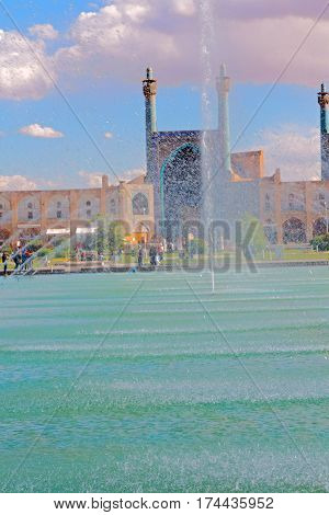 In Iran Old Square Mosque