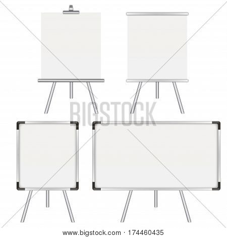 Whiteboards, presentation board, flip chart, teaching board