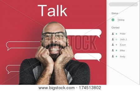 Chat Message Talk Connect Notification Word