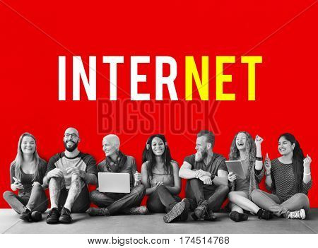 Internet Network Technology Social Platform Digital Word