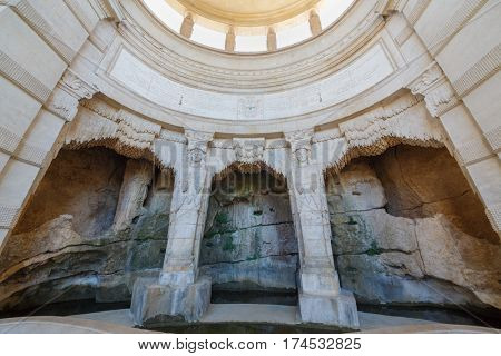 MARSEILLE, FRANCE - AUG 1, 2016: Longchamp Palace, museum of Fine Arts.