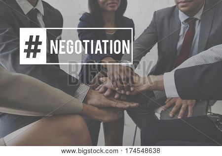 Deals Negotiation Paartnership Corporate Business