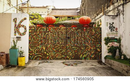 Ancient Town In Melaka, Malaysia