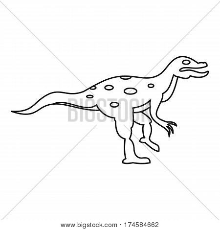 Ornithopod icon. Outline illustration of ornithopod vector icon for web