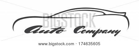 car symbols silhouette auto company dealer vehicle logo vector isolated icon