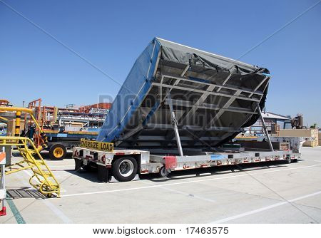 Fragt område af Aerospace plante facilitet